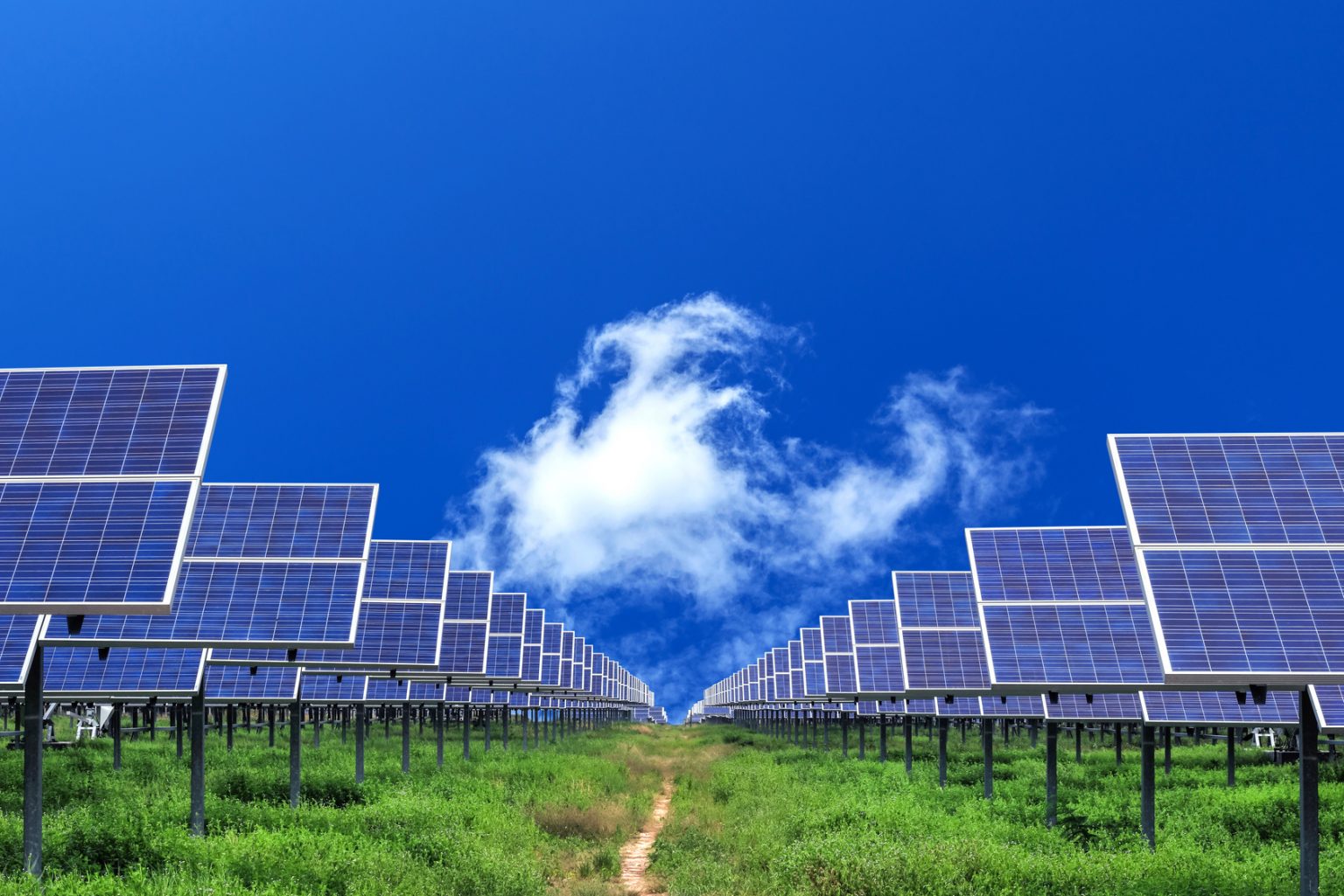 Secteur des panneaux solaires